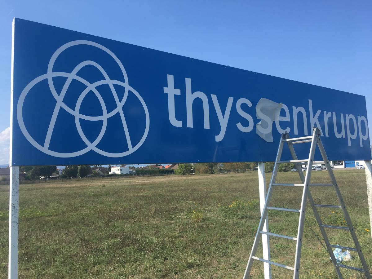 Impression de panneaux et totems publicitaires en Alsace Wintzenheim