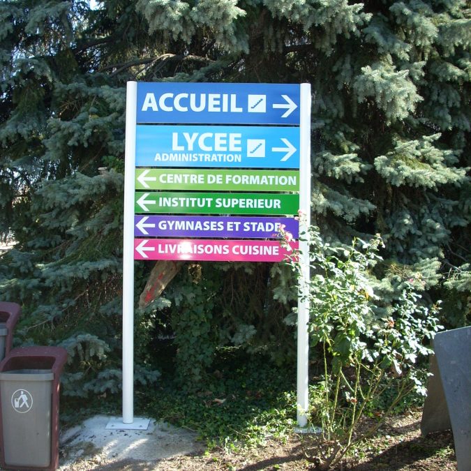 Panneaux et totems Wintzenheim 15